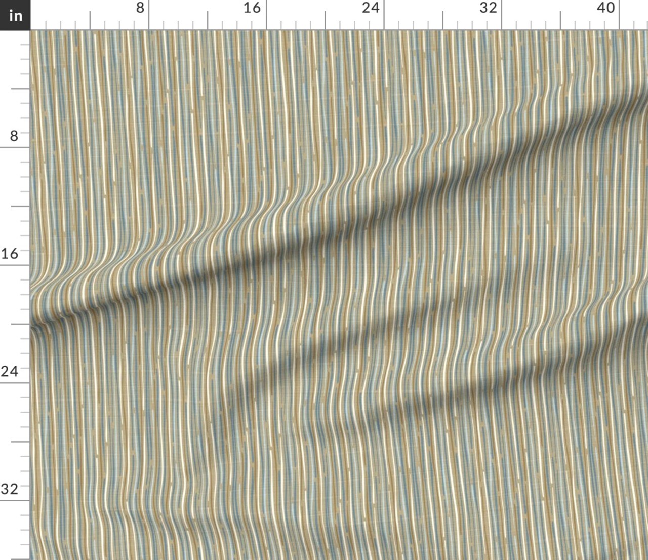 Muted Tan Blue Rustic Farmhouse Lines Neutral Abstract Natural Custom Printed Fabric by Spoonflower Various Fabrics by the Yard or Fat Quarter